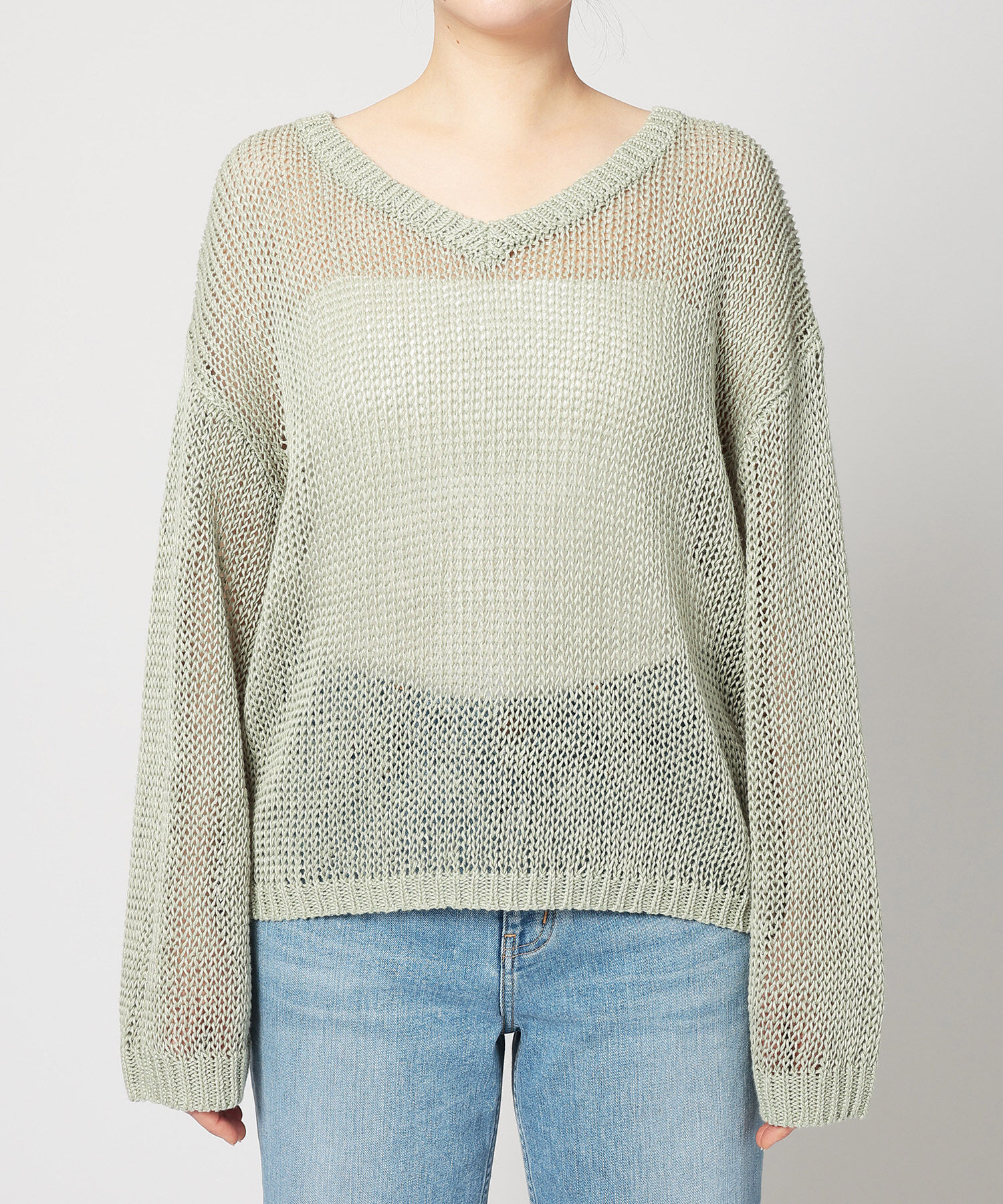 BABYLONE「2WAYリネンプルオーバー」|ニット・セーター|