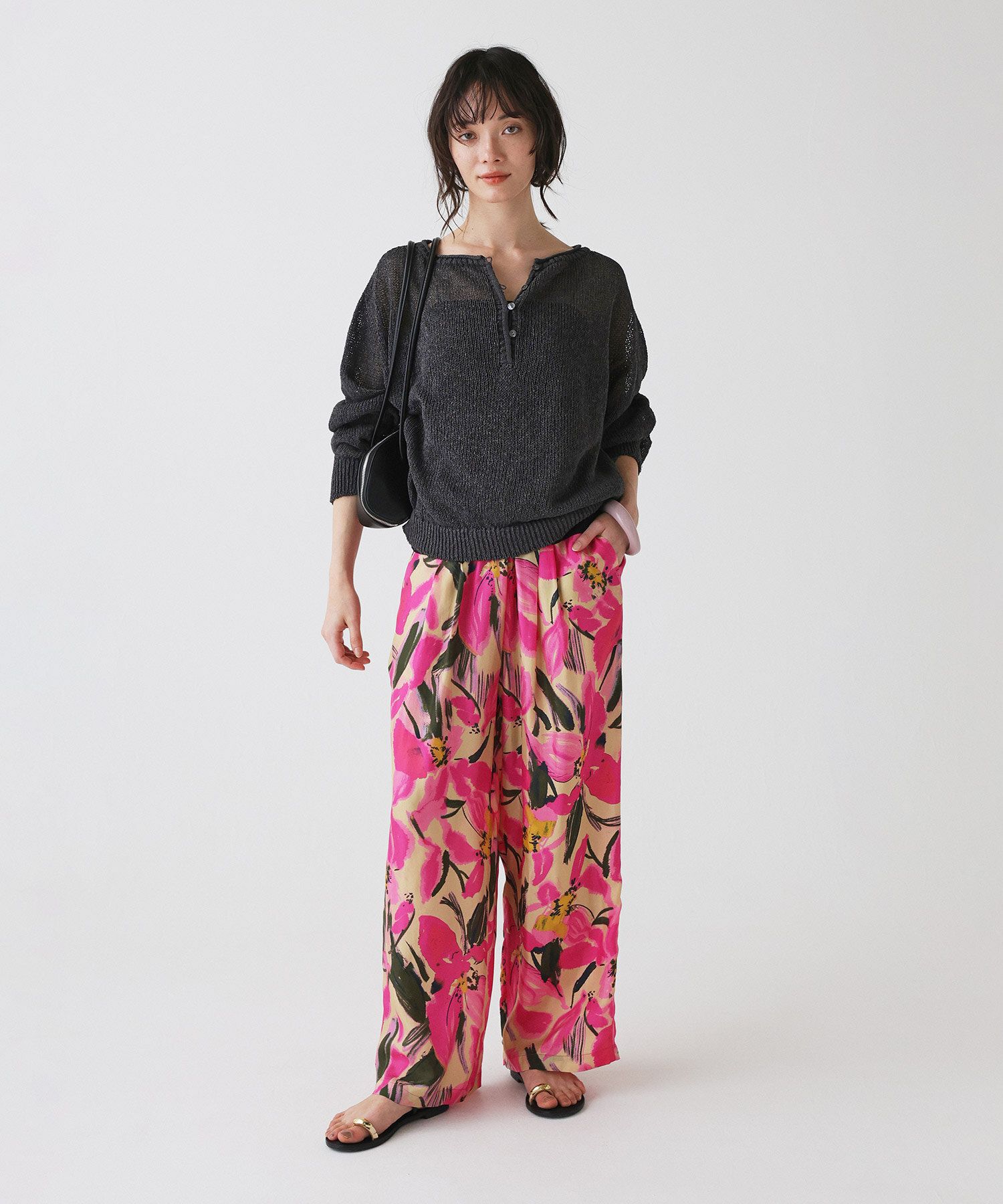 BABYLONE「ペーパー2WAYプルオーバー」|ニット・セーター|