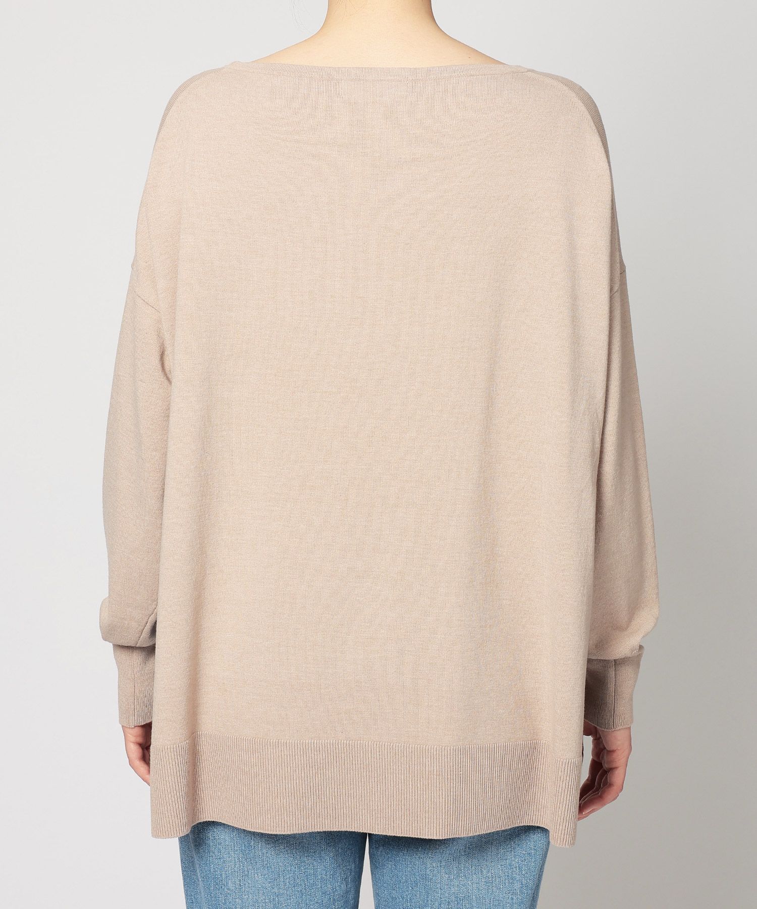 BABYLONE「コットンアクリルボートプルオーバー」|ニット・セーター|