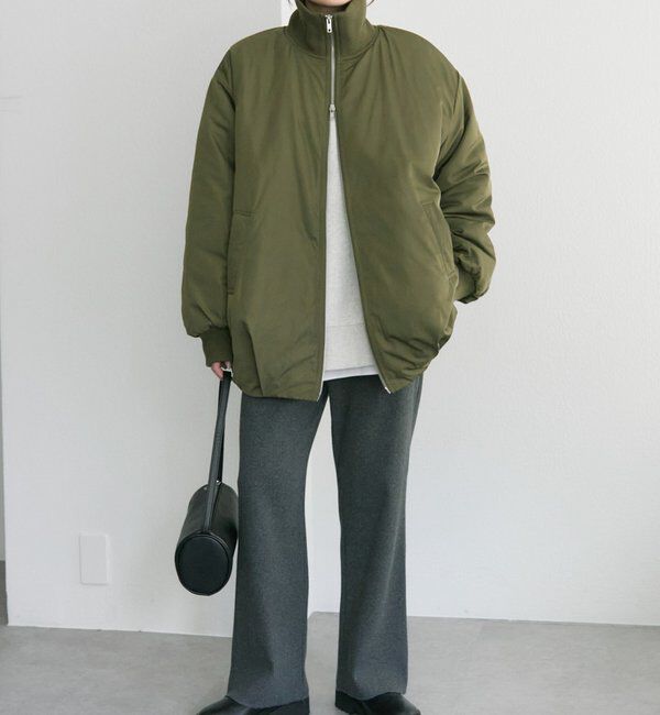  「中わたリブカラーブルゾン」|テーラードジャケット|
