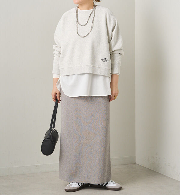  「【Du noir】総針ニットナロースカート」|スカート|