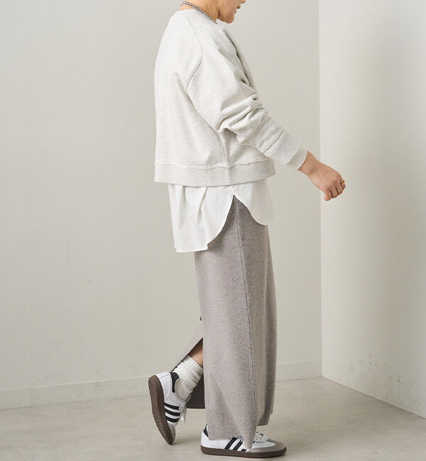  「【Du noir】総針ニットナロースカート」|スカート|