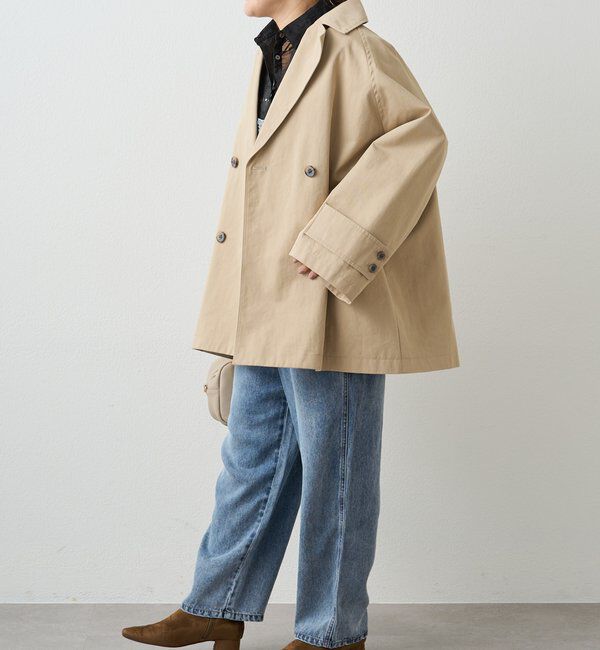  「リラックスミドル丈トレンチコート」|その他|
