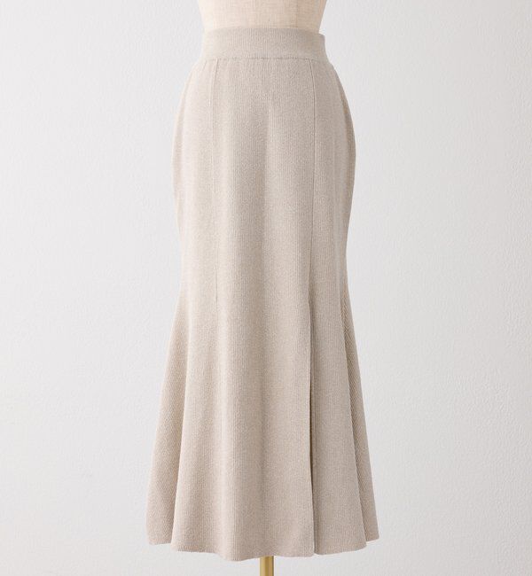  「スリット入りニットスカート」|スカート|