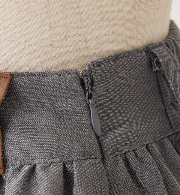  「【サイズ展開あり】バルーンミニスカート／パッチつき」|スカート|