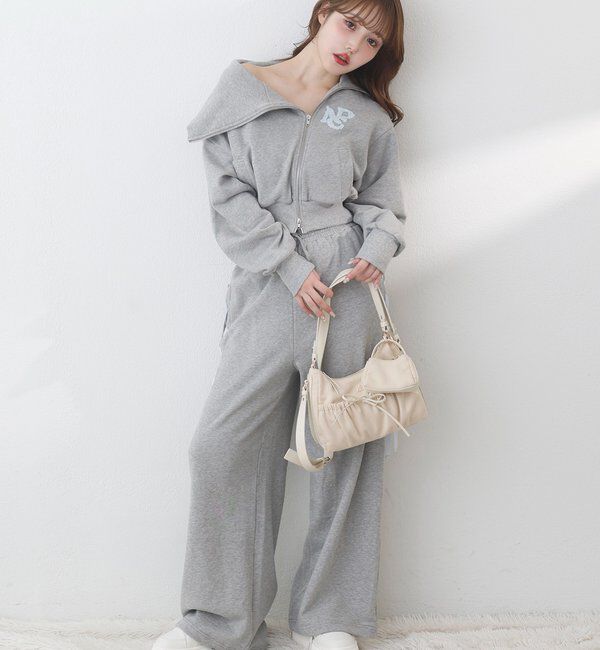  「【セットアップ可能】セーラーカラーロゴスウェット」|プルオーバー|