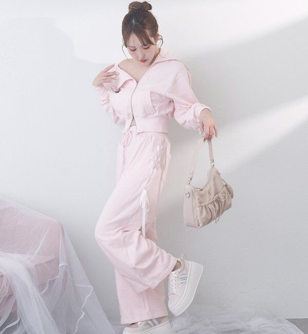  「【セットアップ可能】セーラーカラーロゴスウェット」|プルオーバー|