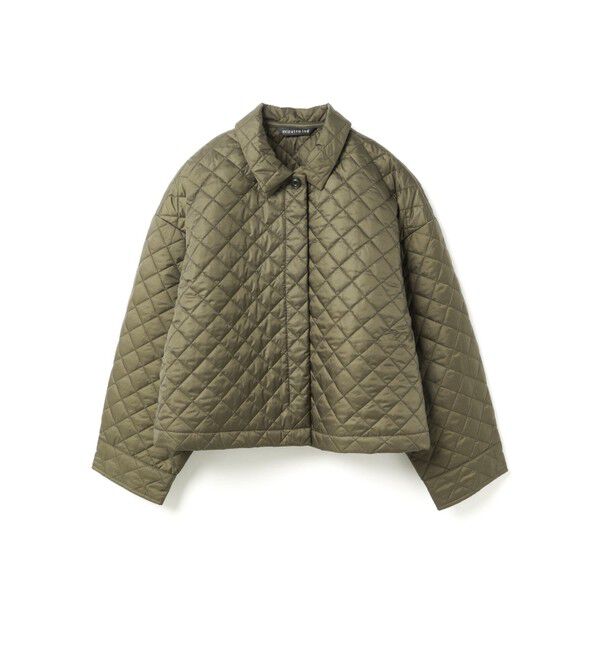 mizuiro ind「mizuiro ind キルティングショートブルゾン」|その他|カーキ