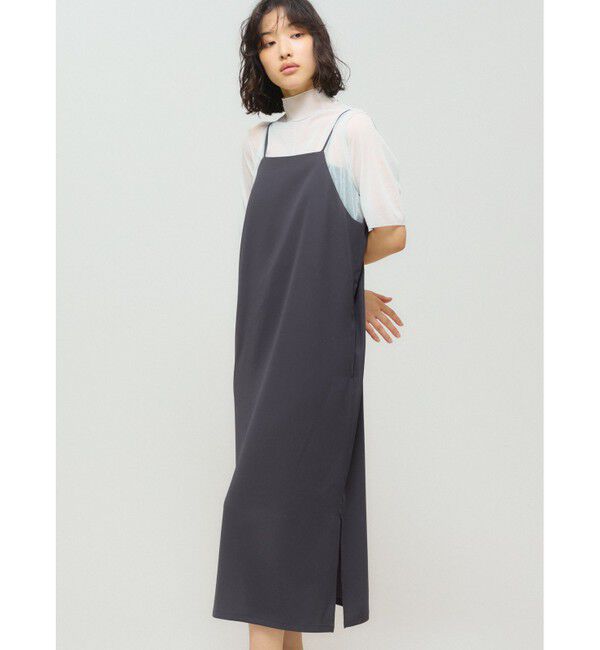 MIDIUMISOLID「MIDIUMISOLID for Ladies 2WAYキャミソールワンピース」|ワンピース|