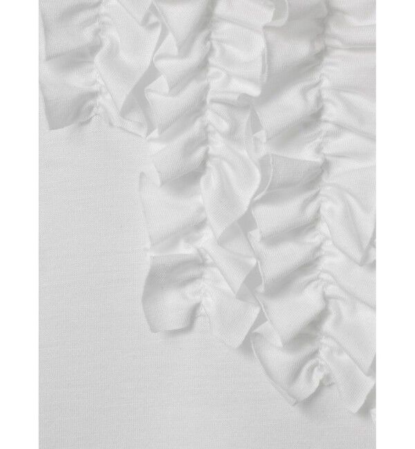 mizuiro ind「mizuiro ind フロントフリルプルオーバー」|Tシャツ・カットソー|