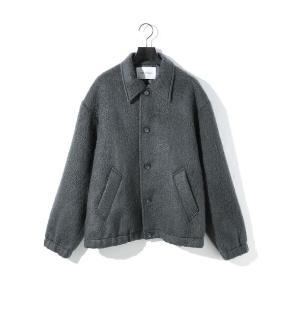 MIDIUMISOLID「MIDIUMISOLID Men&rsquo;s シャギーコーチジャケット」|その他|ダークグレー