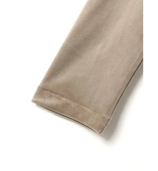 mizuiro ind「mizuiro ind ベロアラウンドカラーシャツ」|シャツ・ブラウス|