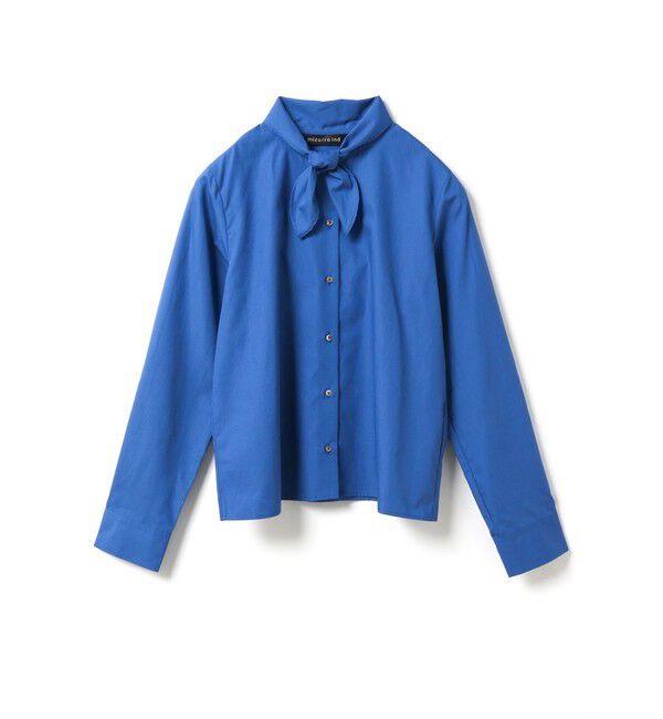 mizuiro ind「mizuiro ind リボンタイシャツ」|シャツ・ブラウス|
