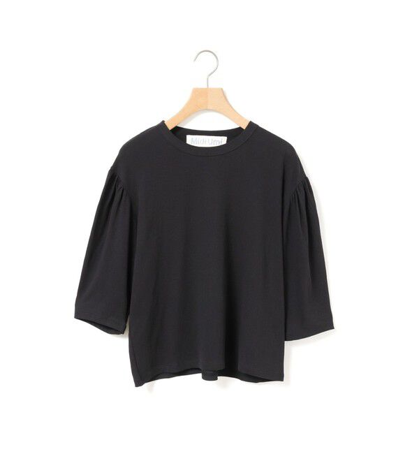 MidiUmi「MidiUmi ボリュームスリーブプルオーバー」|Tシャツ・カットソー|ブラック