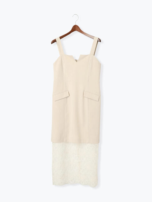 Te chichi「レースレイヤードジャンスカ《2025spring catalog item》」|ワンピース|