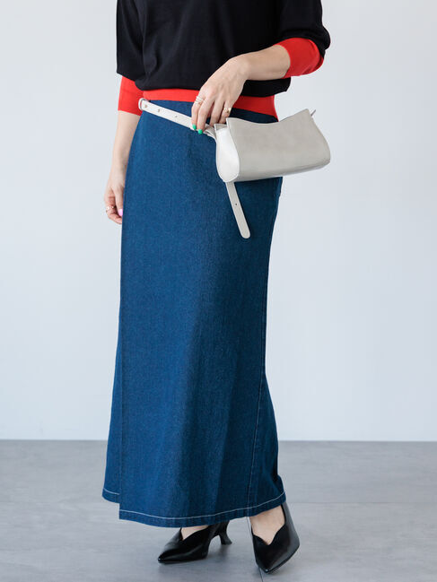 Lugnoncure「ラップ風デニムスカート《2025spring catalog item》」|スカート|