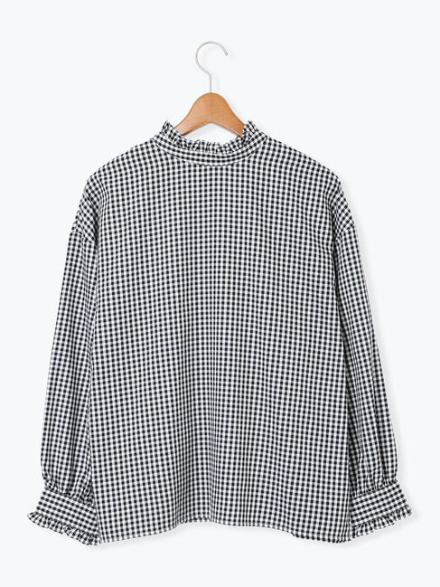 Lugnoncure「アソートスタンドフリルブラウス」|シャツ・ブラウス|