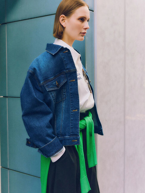 Te chichi「デニムジャケット《2026 spring catalog item》」|その他|ブルー