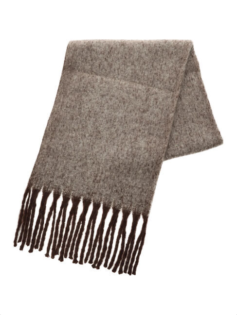 Samansa Mos2 blue「ボリュームフリンジマフラー」|その他|