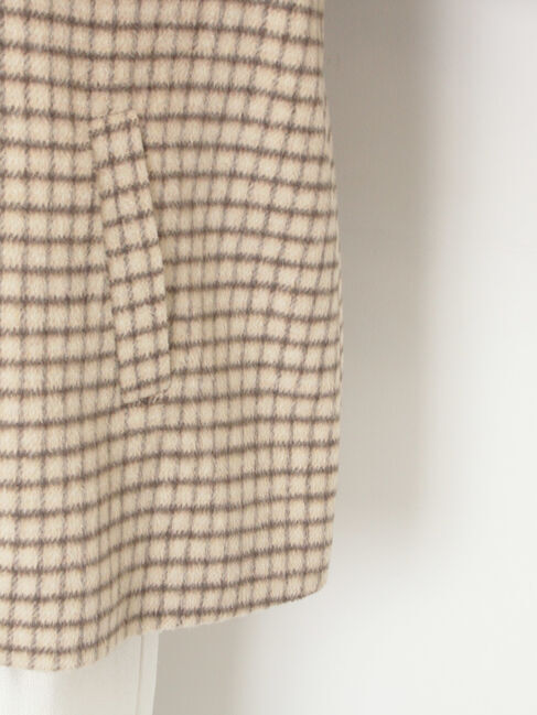 Samansa Mos2「シャギーチェックコート」|その他|