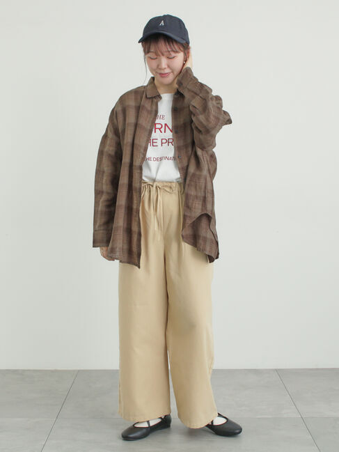 Samansa Mos2「【イージーケア】イージーストレートパンツ」|その他|