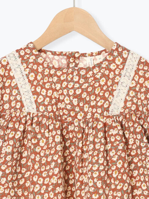 Samansa Mos2 Lagom「花柄ワンピース」|ワンピース|