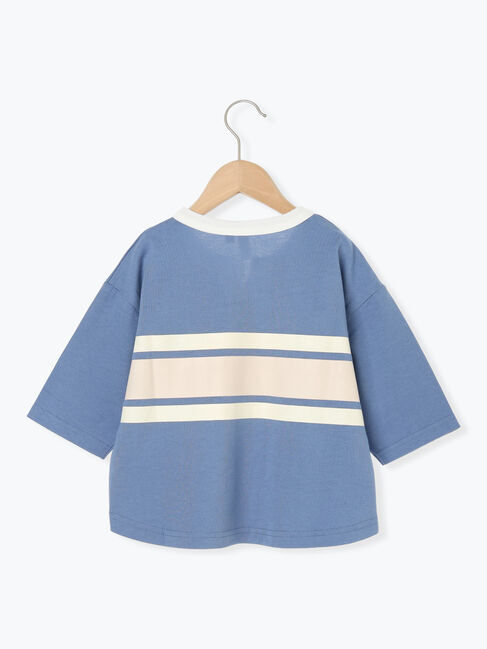 Samansa Mos2 Lagom「ボーダーラガーTシャツ」|Tシャツ・カットソー|