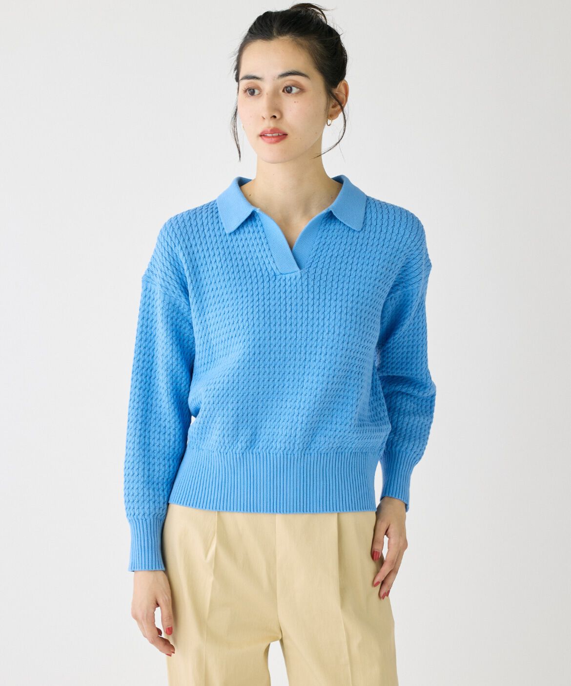 DAY by DAY it&rsquo;s international「スキッパーケーブル衿ニットプルオーバー」|ニット・セーター|