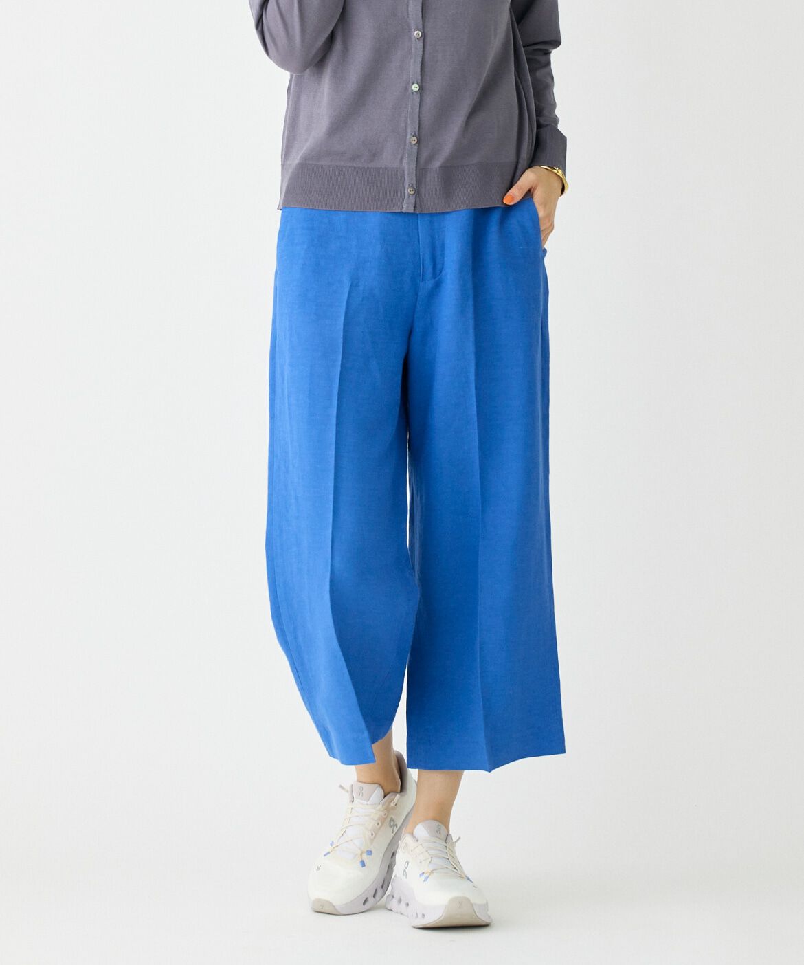 DAY by DAY it&rsquo;s international「ワイドクロップドパンツ」|その他|ブルー1