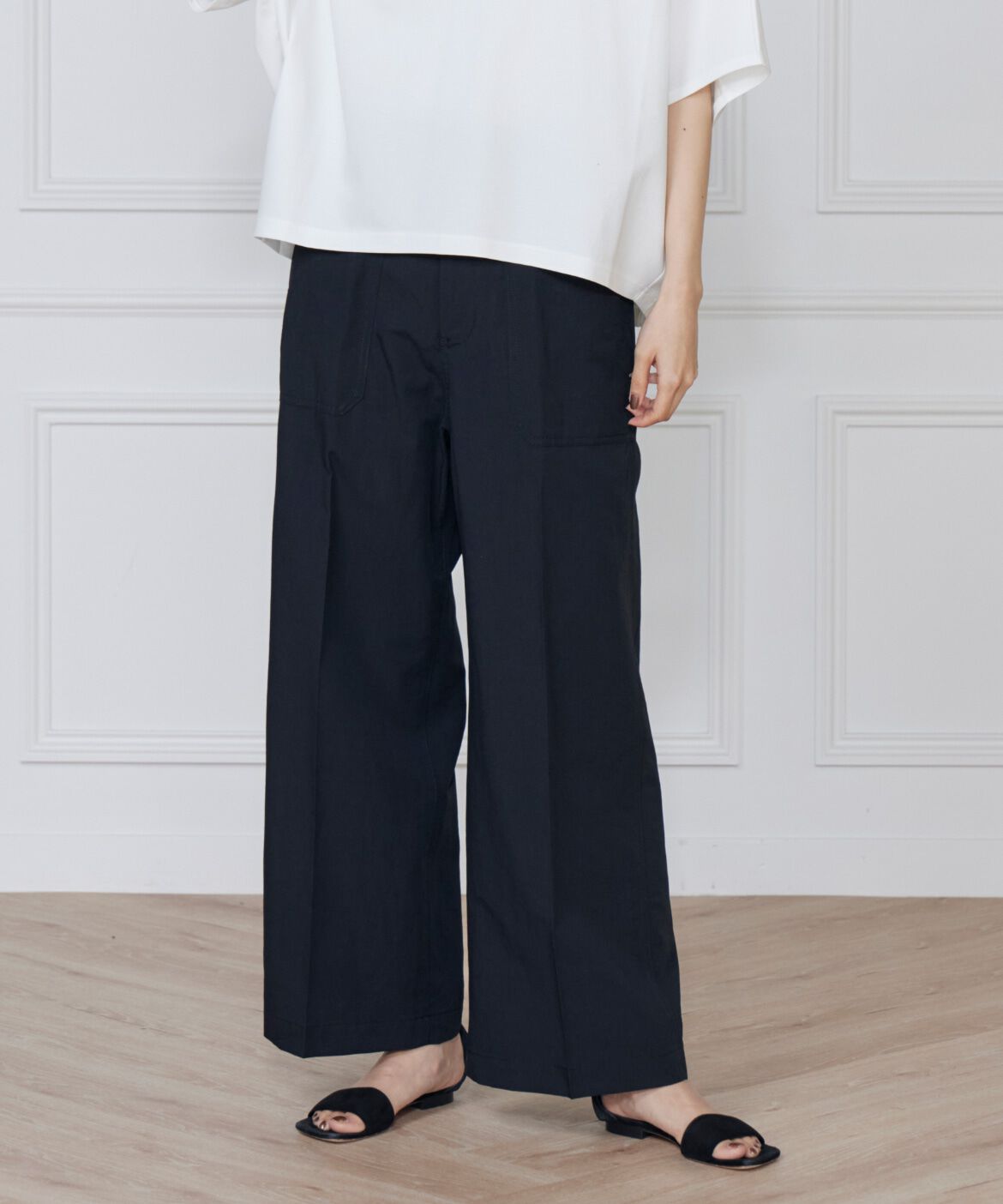 DAY by DAY it&rsquo;s international「ベイカーワイドパンツ」|その他|ブラック