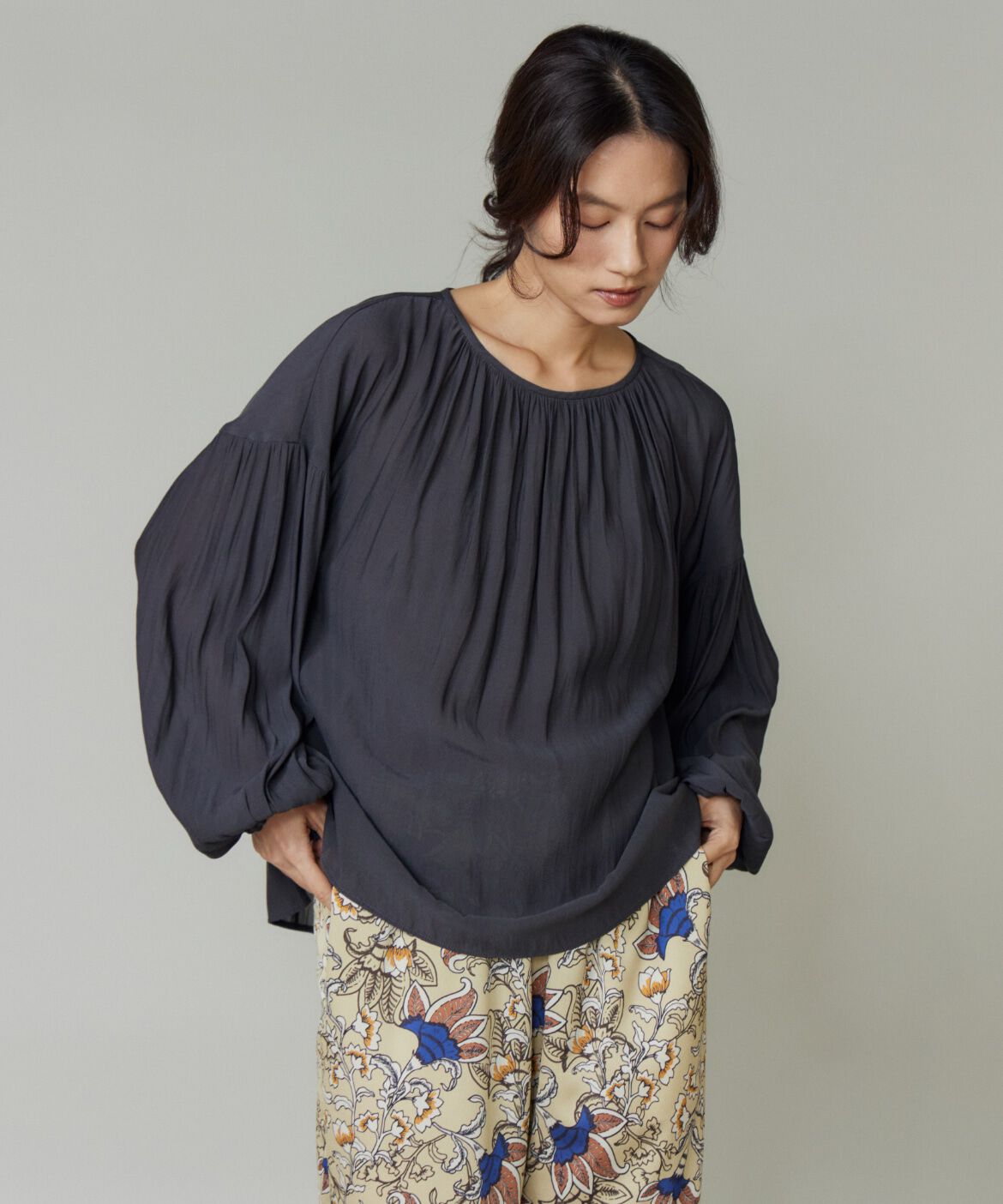 Le Souk「ギャザーブラウス」|シャツ・ブラウス|