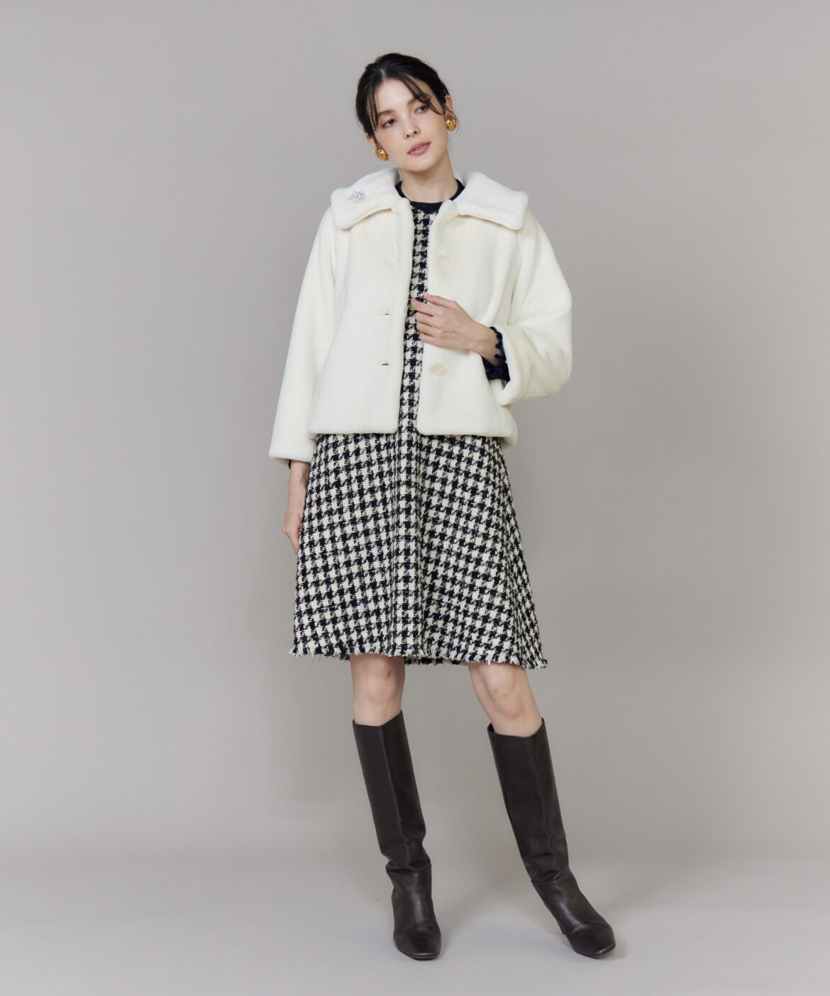 Maglie le cassetto「《M Maglie le cassetto》ふわふわファーブルゾン」|その他|