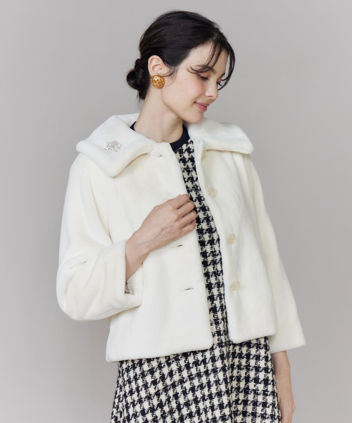 Maglie le cassetto「《M Maglie le cassetto》ふわふわファーブルゾン」|その他|