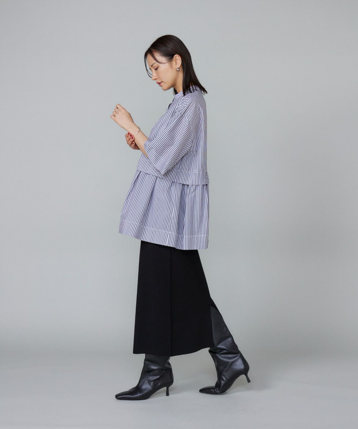 Le Souk「《大きいサイズ》ティアードブラウス」|シャツ・ブラウス|