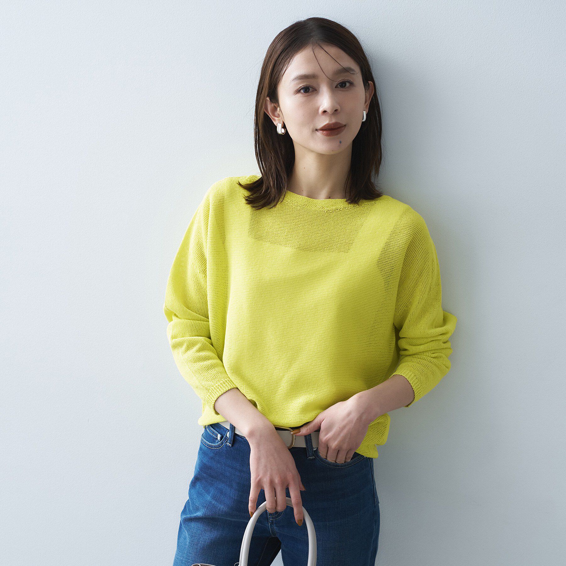 UNTITLED「ドライタッチボートネックニット」|ニット・セーター|