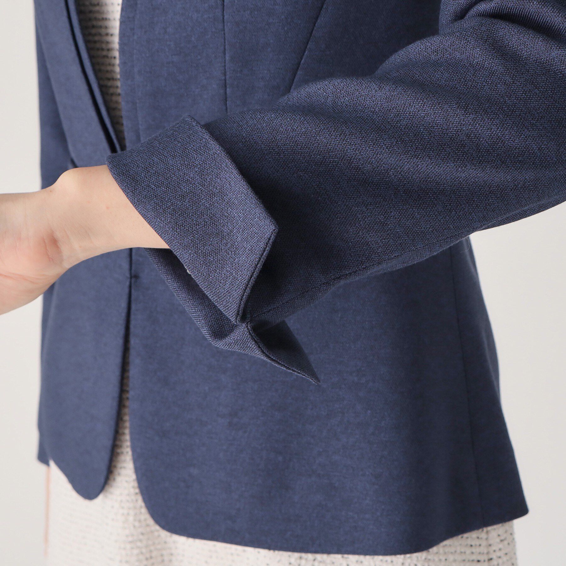 COUP DE CHANCE「【洗える／日本製／スーツ可】ノーカラージャケット」|テーラードジャケット|