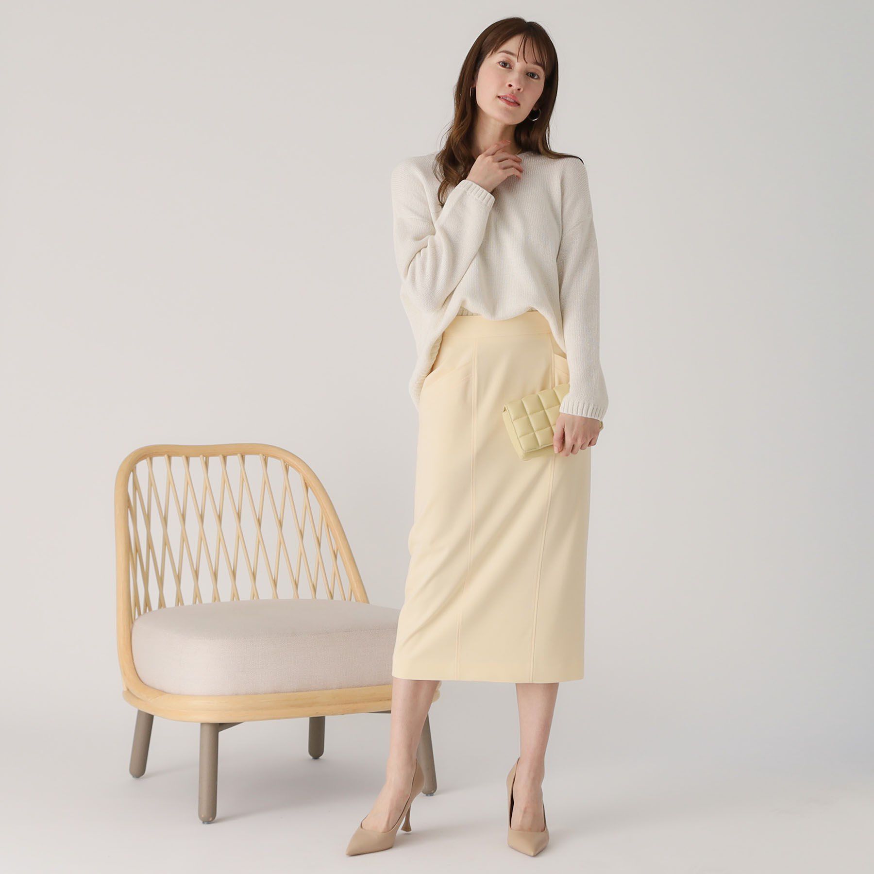 COUP DE CHANCE「【洗える／日本製】ナロータイトスカート」|スカート|