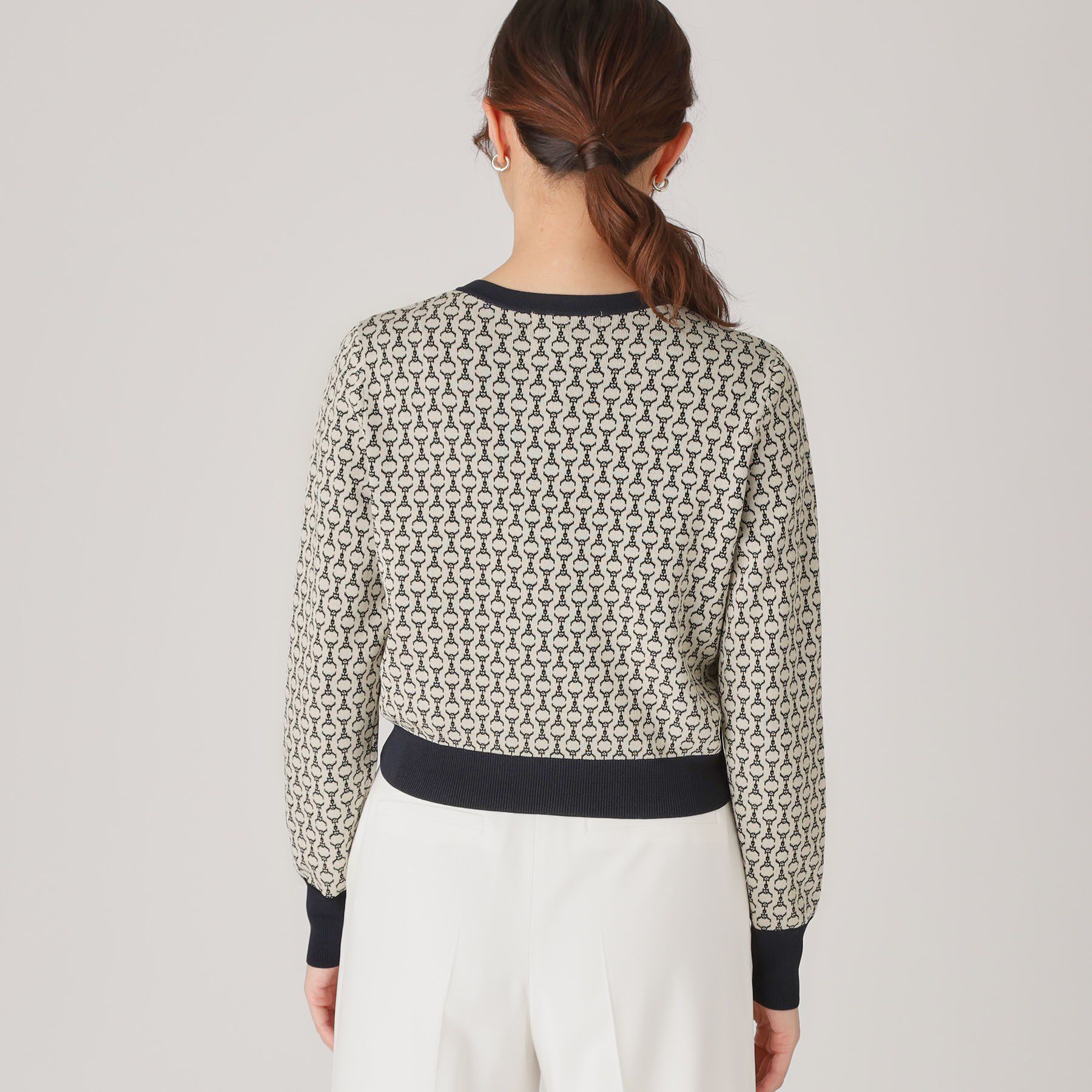 COUP DE CHANCE「【洗える／ショート丈】ジャカードカーディガン」|カーディガン|