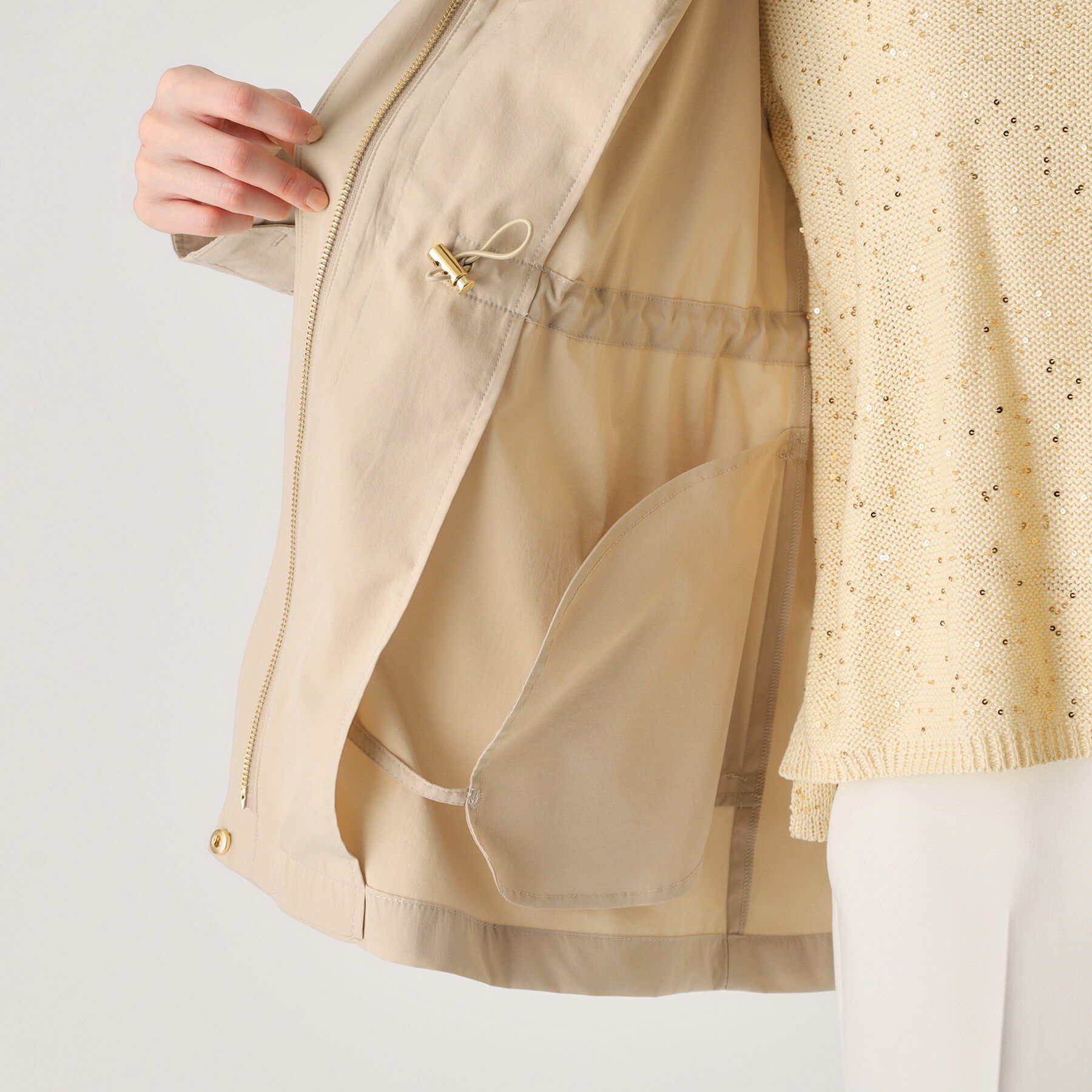 COUP DE CHANCE「【洗える／軽量】スタンド衿ブルゾン」|ブルゾン・スタジャン|