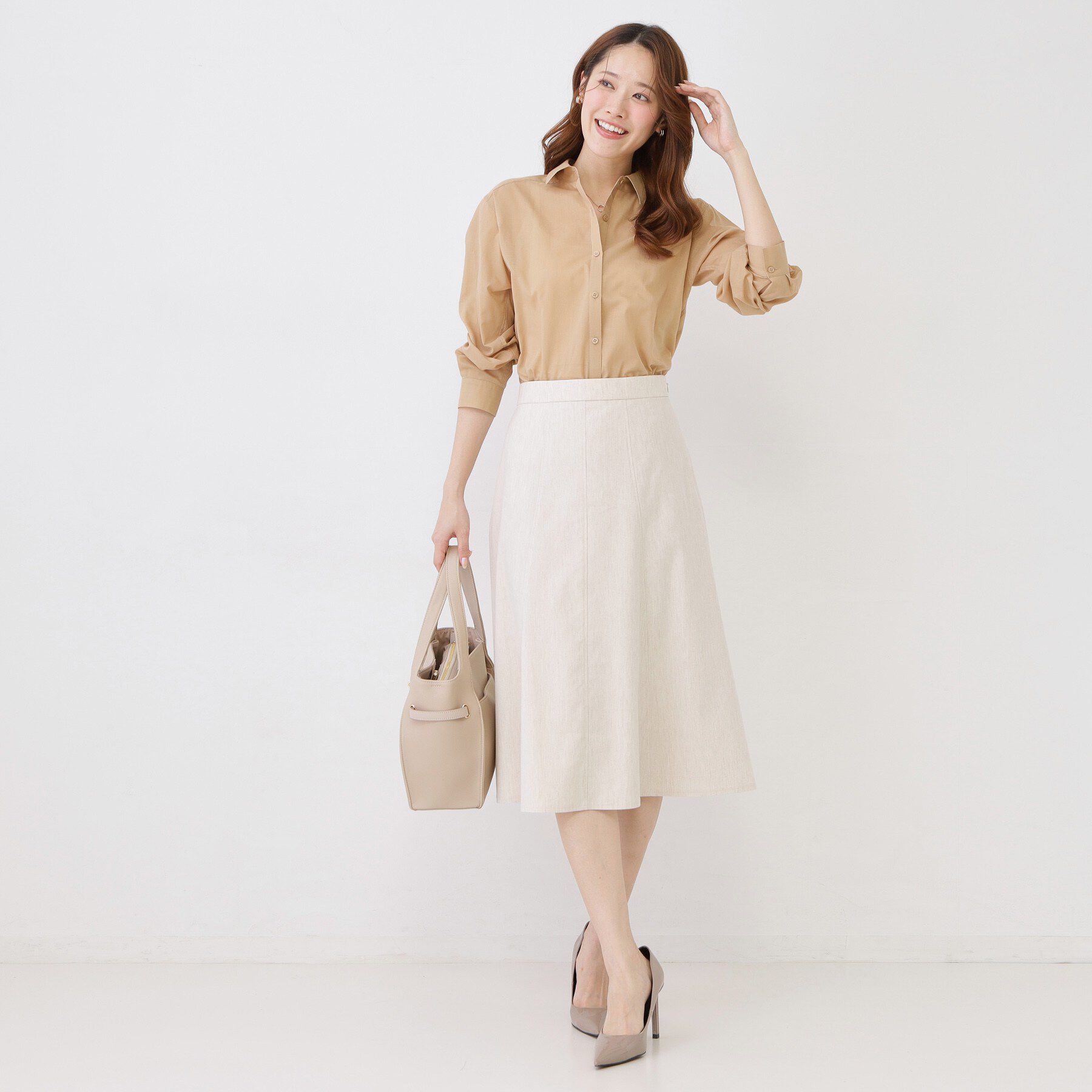 COUP DE CHANCE「【手洗い可／ソフトな風合い】シアーローンシャツ」|シャツ・ブラウス|