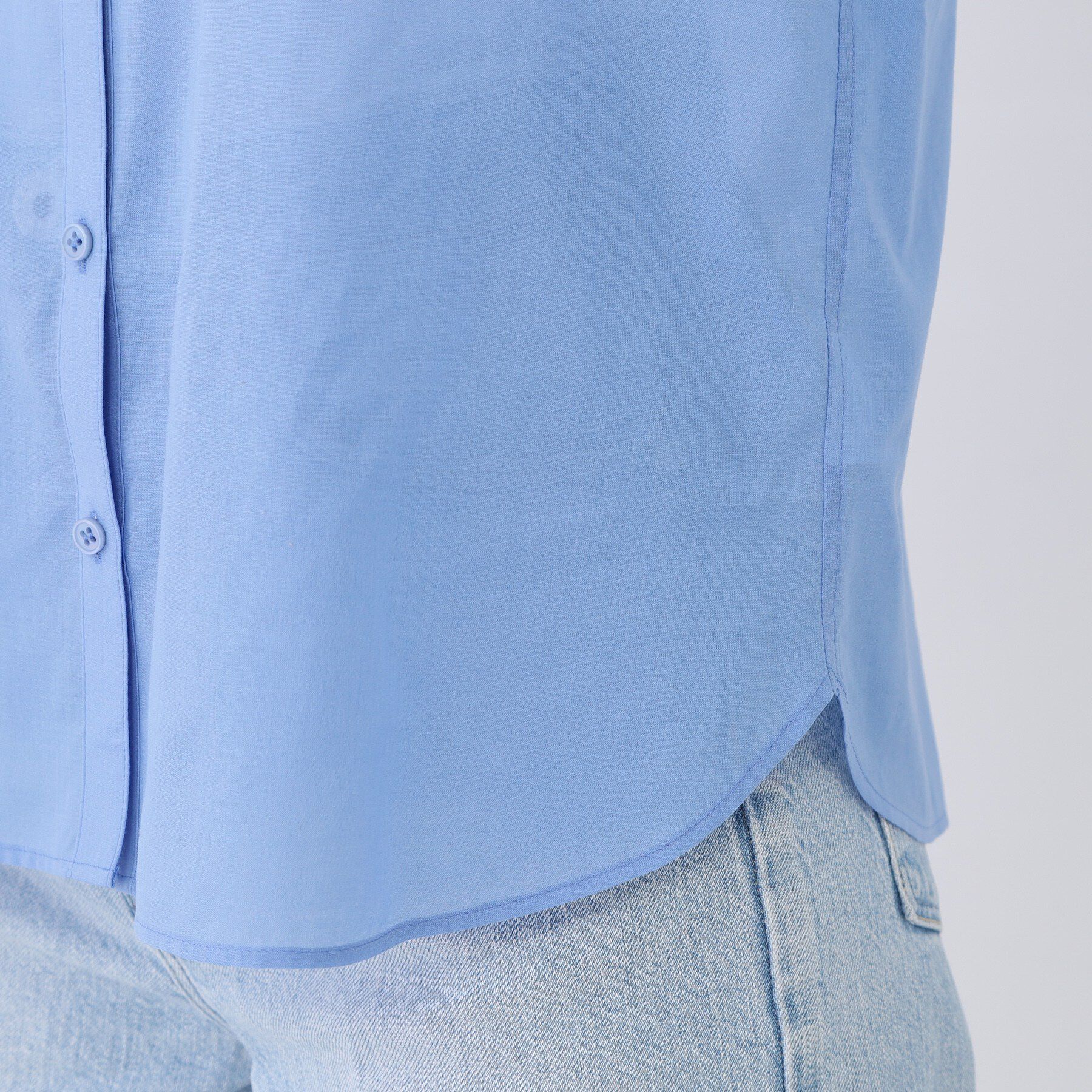 COUP DE CHANCE「【手洗い可／ソフトな風合い】シアーローンシャツ」|シャツ・ブラウス|