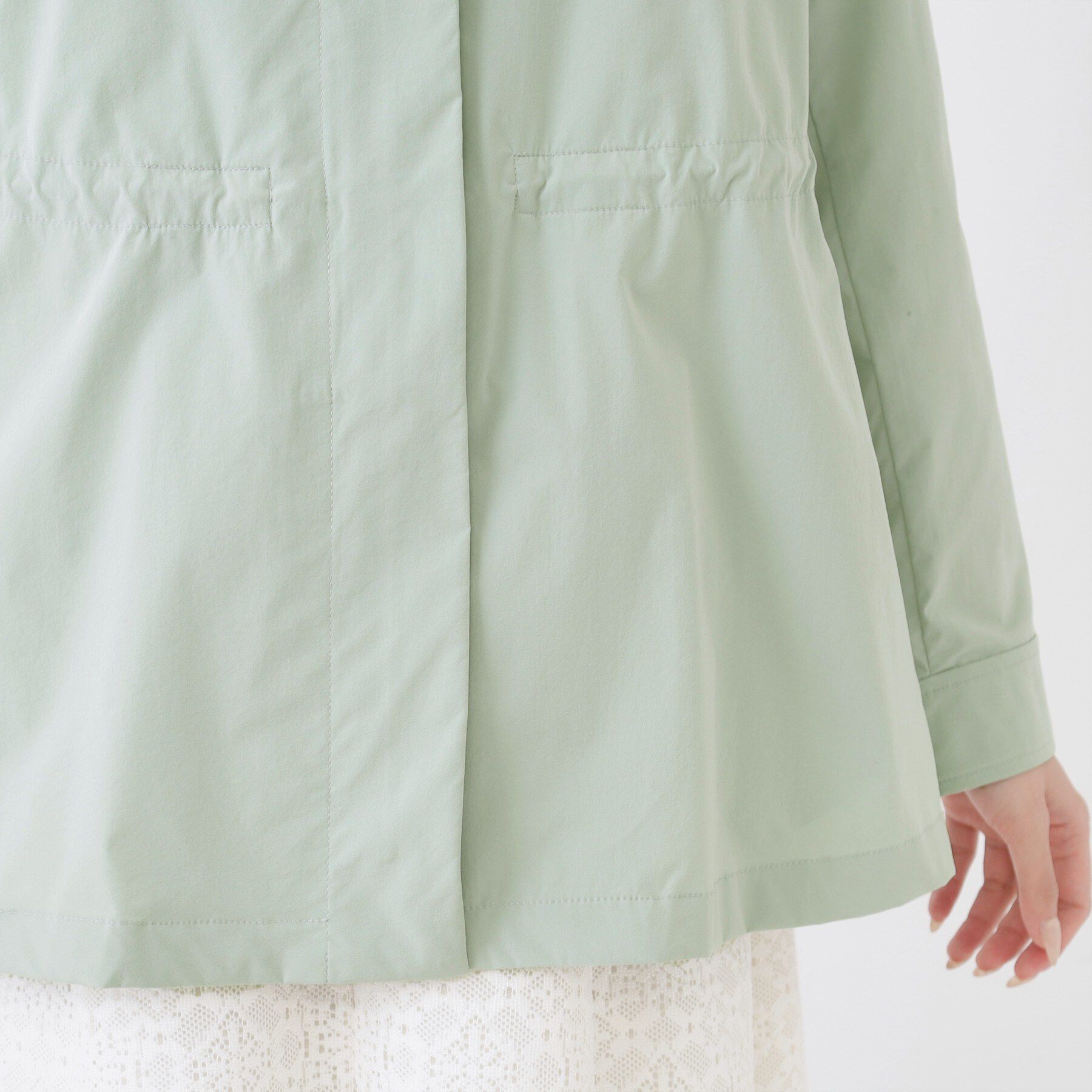 COUP DE CHANCE「【手洗い可／裏無し／ウエスト調整可】スタンド衿ブルゾン」|ブルゾン・スタジャン|