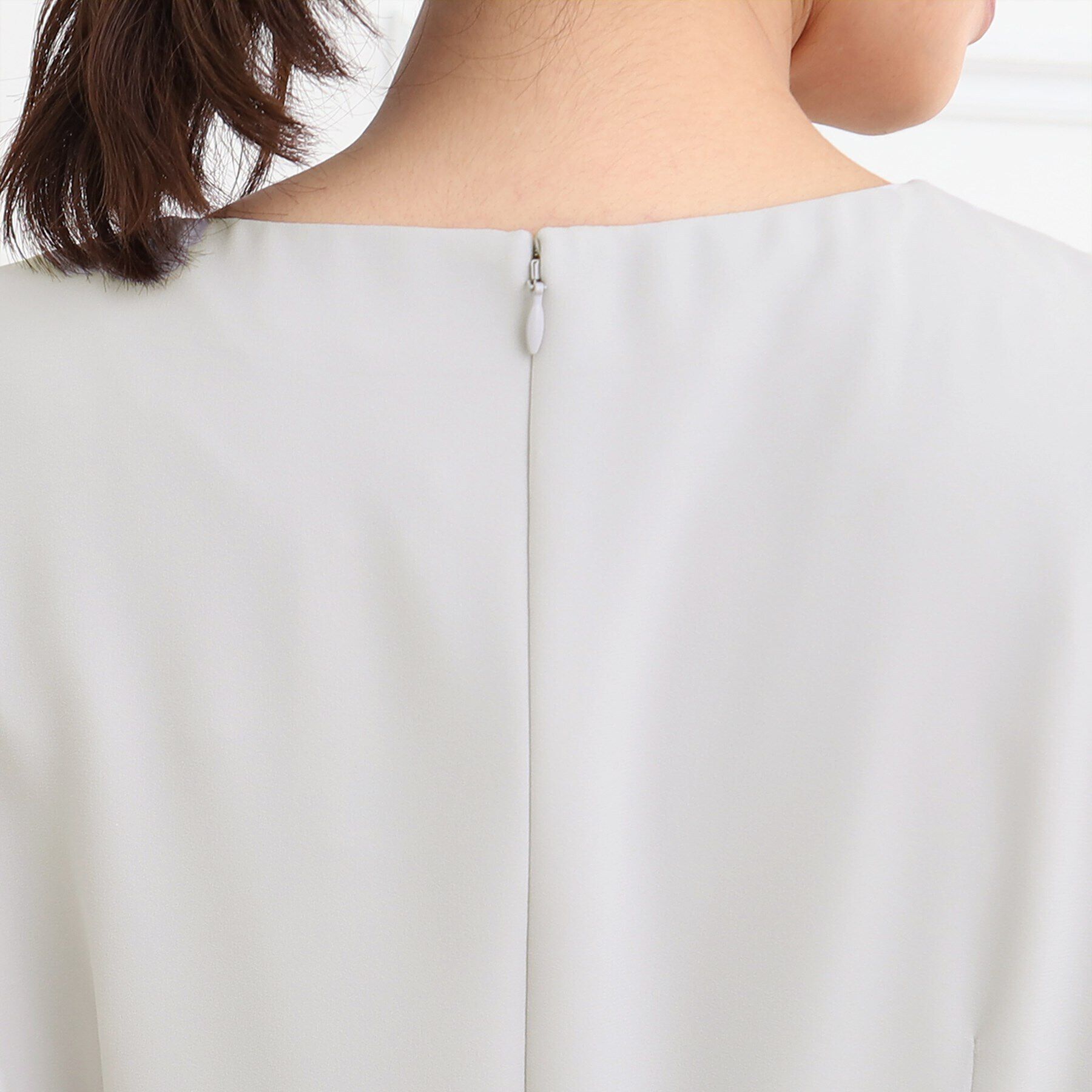 Reflect「【夏SALE／フォーマル/洗える】スリーブデザインジョーゼットワンピース」|ワンピース|