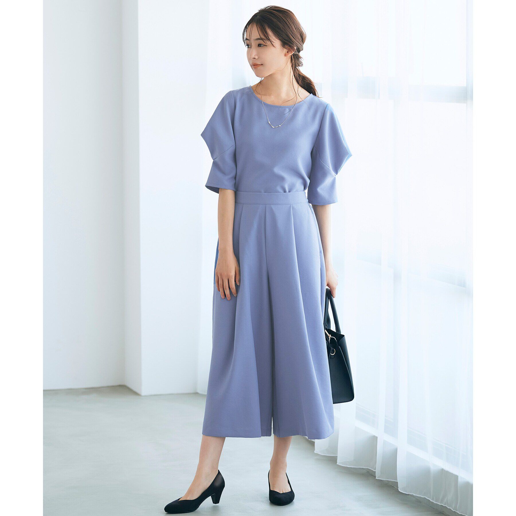 grove「【ふわっと心地よい足入れ】やわここち(R)Vカットパンプス」|パンプス|