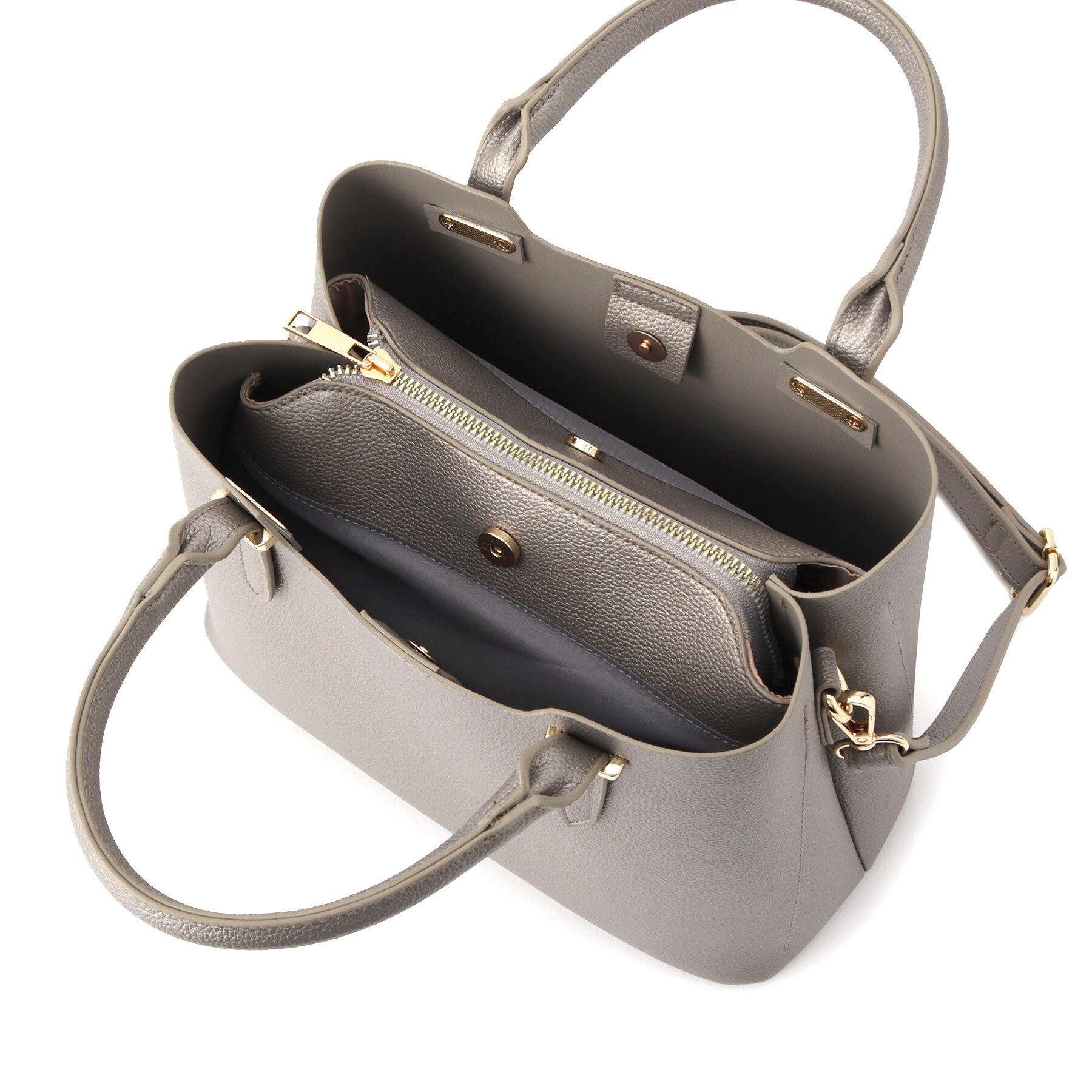 grove「【人間工学】あおりメタルバー2WAYトート」|トートバッグ|