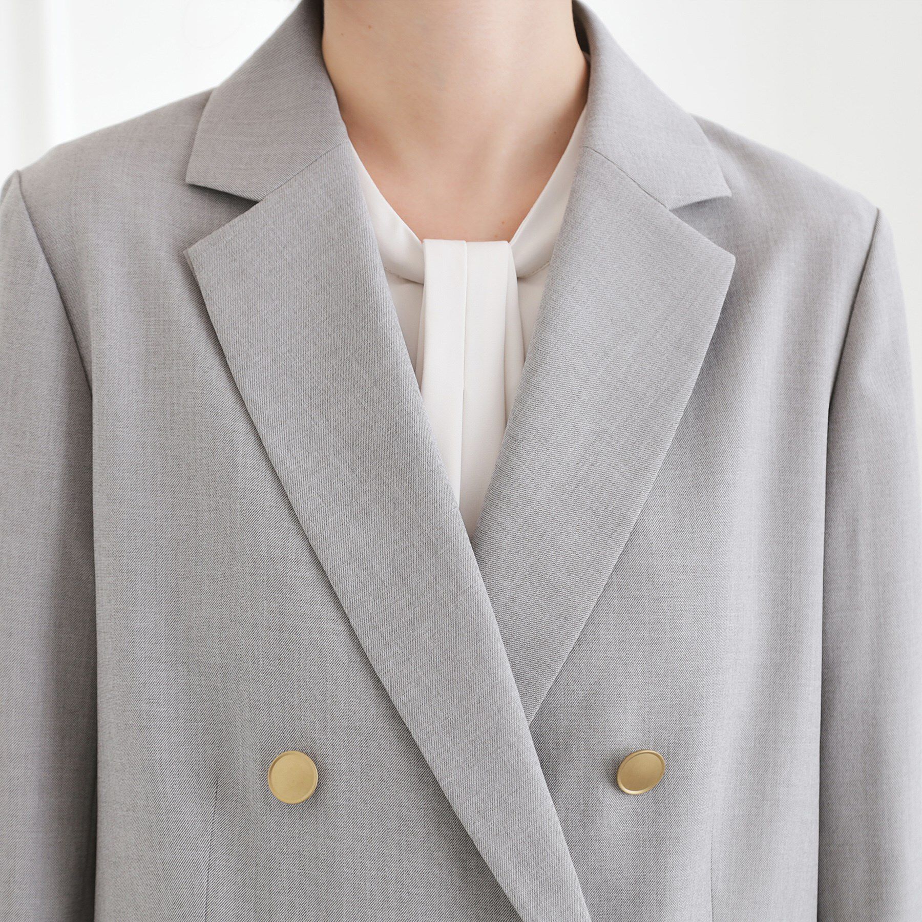 grove「【マシンウォッシュ/防シワ】ダブルテーラードジャケット【着回しカセット】」|テーラードジャケット|