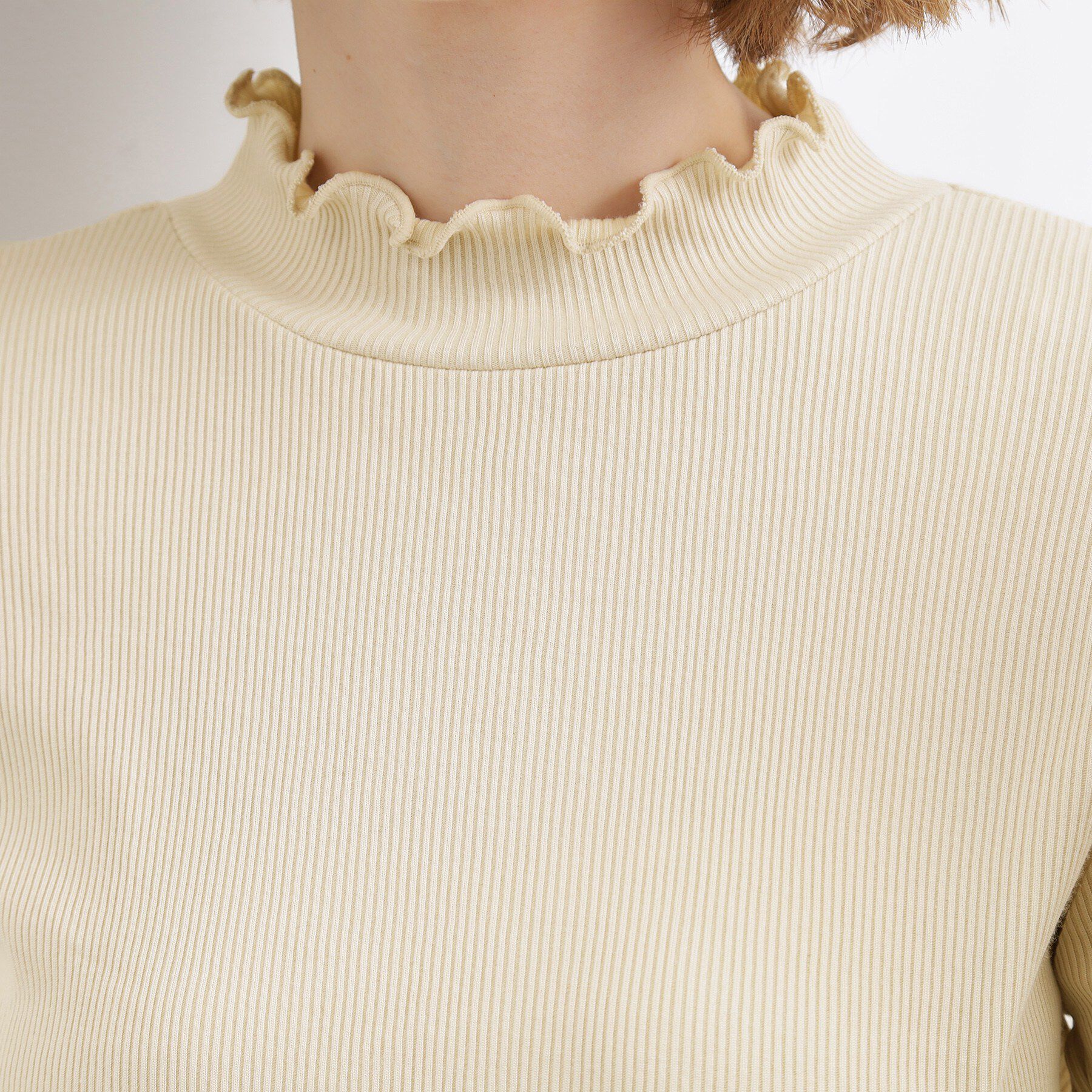 grove「シルクライクリブタートルネック」|Tシャツ・カットソー|