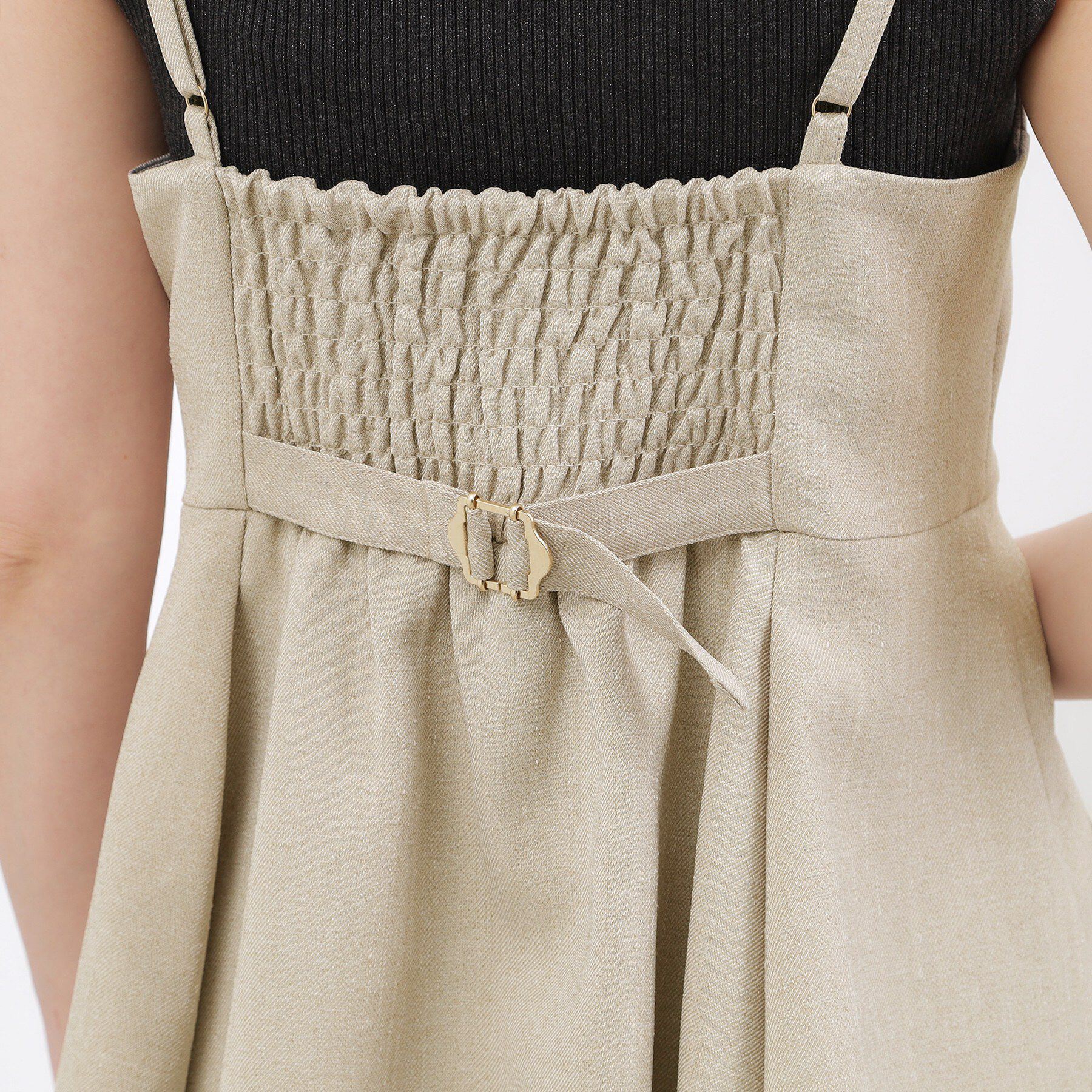 grove「【貴島明日香さん着用・カセット服】リネンライク ペプラムビスチェ」|シャツ・ブラウス|