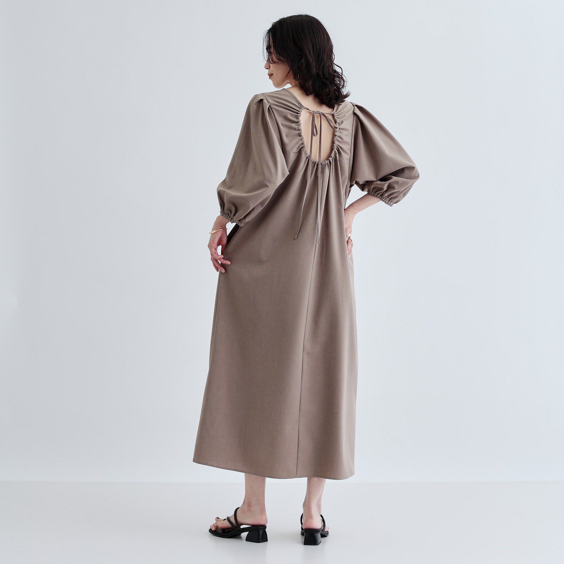 GALLEST「フォルムスリーブワンピース」|ワンピース|