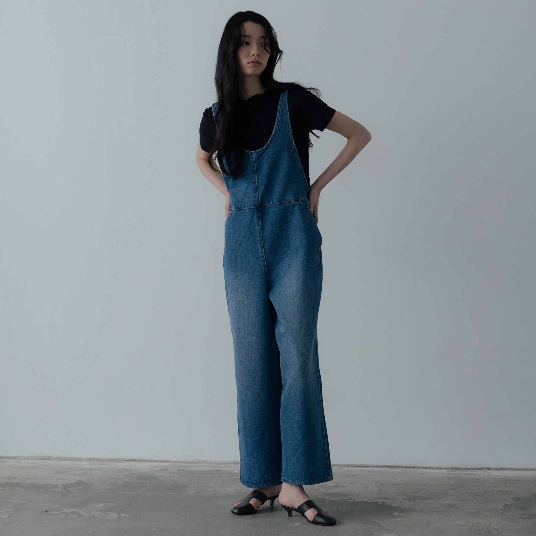 GALLEST「デニムサロペット」|オールインワン|